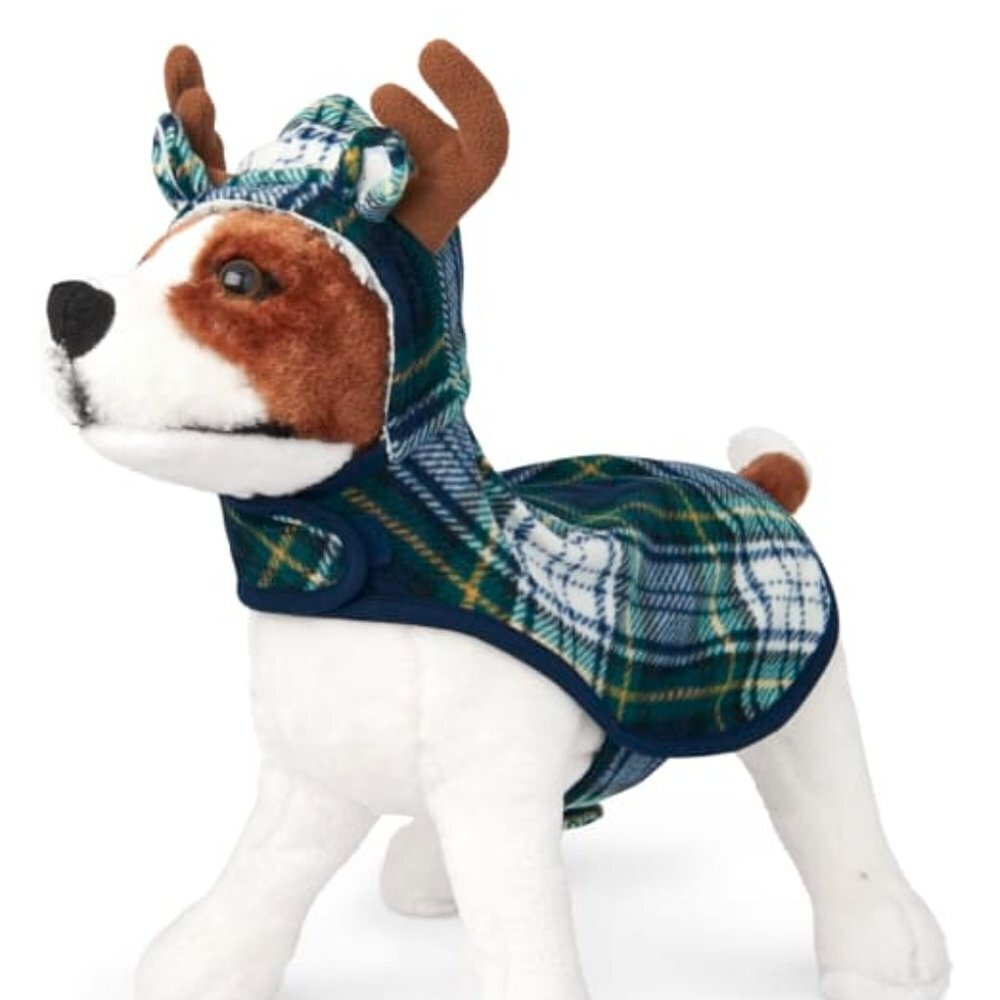 NEW Green Plaid Moose PJs Pyjama Pajama for Dogs | Size M